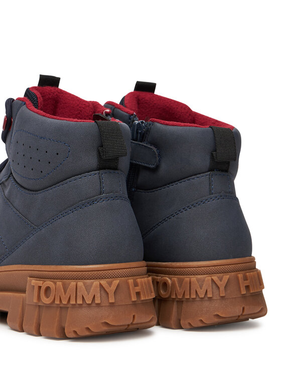 Tommy Hilfiger Tommy Hilfiger Trzewiki T3X5-34129-1696 D Granatowy