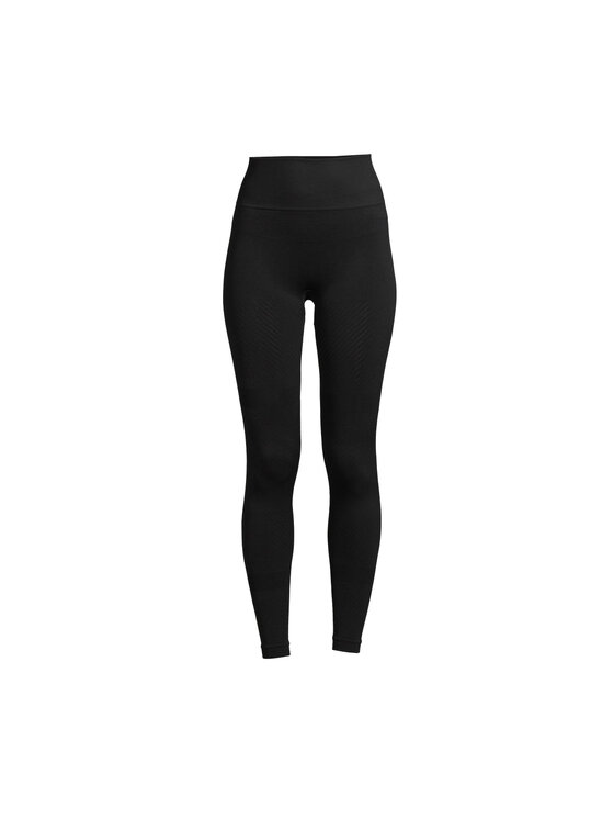 Casall Casall Legginsy Essential Block Seamless High Waist Tights Czarny Slim Fit