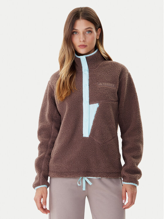 adidas adidas Fleecejacke Terrex Xploric JN0931 Braun Regular Fit