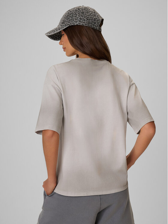 4F 4F T-Shirt ESSENTIAL Szary jasny Loose Fit