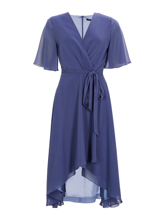 Swing Swing Koktejlové šaty 5AI10200 Modrá Regular Fit