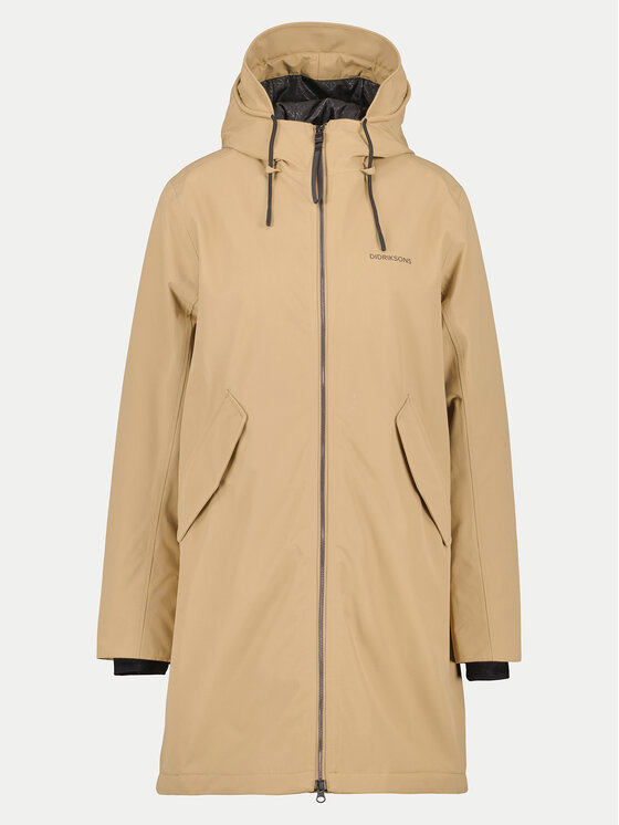 Didriksons Didriksons Parka Fia 505372 Bézs Relaxed Fit