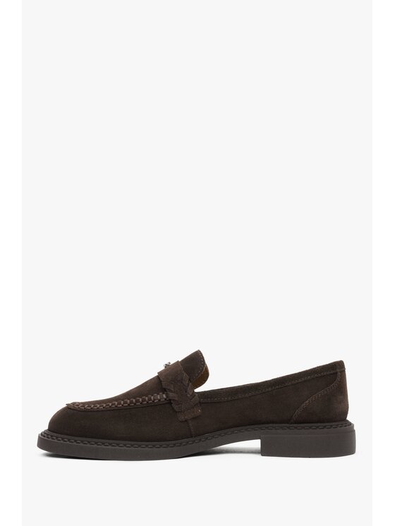 Estro Estro Loafersy ER00116793 Hnědá