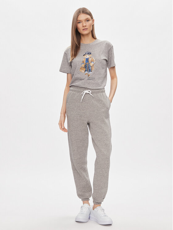 Polo Ralph Lauren Polo Ralph Lauren Teplákové nohavice Prl Flc Pnt 211943009004 Sivá Regular Fit