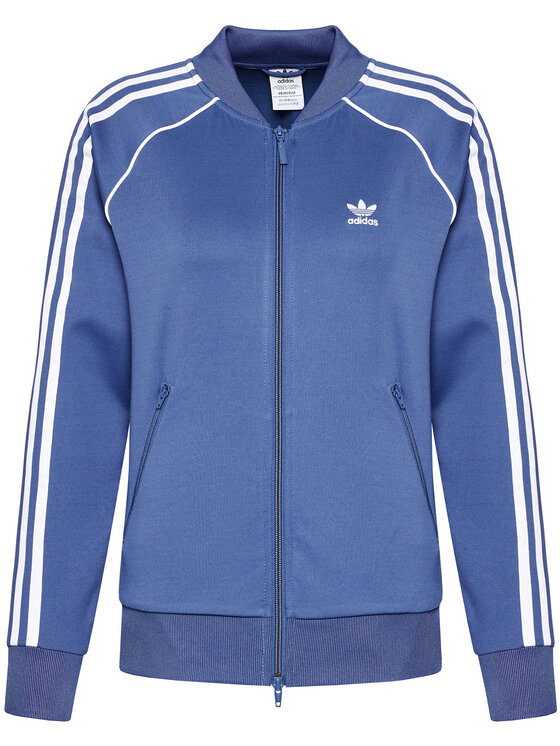 adidas Sweatshirt Primeblue Sst Track GN2939 Bleu Standard Fit • Modivo.fr