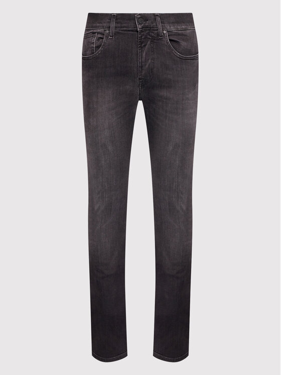 7 For All Mankind 7 For All Mankind Τζιν Slimmy JSMSA240BB Μαύρο Slim Fit