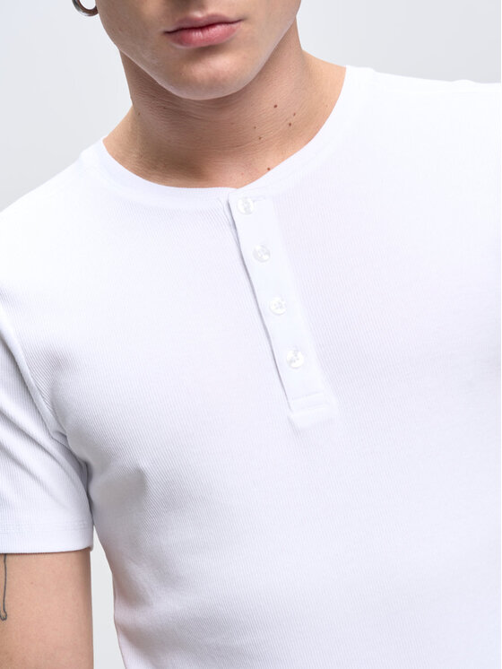 BIG STAR BIG STAR T-Shirt basicag_101 Biały Basic Fit
