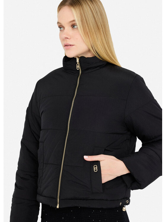 Liu Jo Liu Jo Kurtka damska TF5015MA93FA3573 Czarny Regular Fit