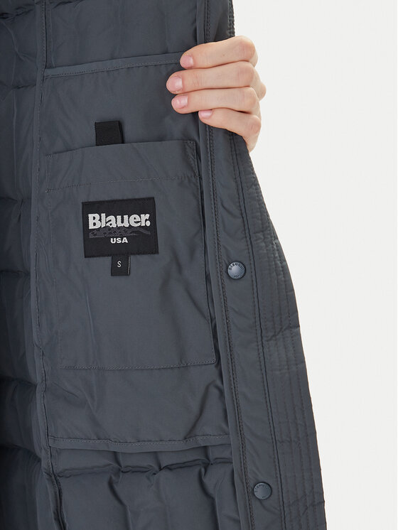 Blauer Blauer Kurtka puchowa Impermeabile 25WBLDK03230 Szary Regular Fit