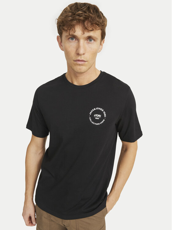 Jack&Jones Jack&Jones T-Shirt Simon 12269280 Μαύρο Standard Fit
