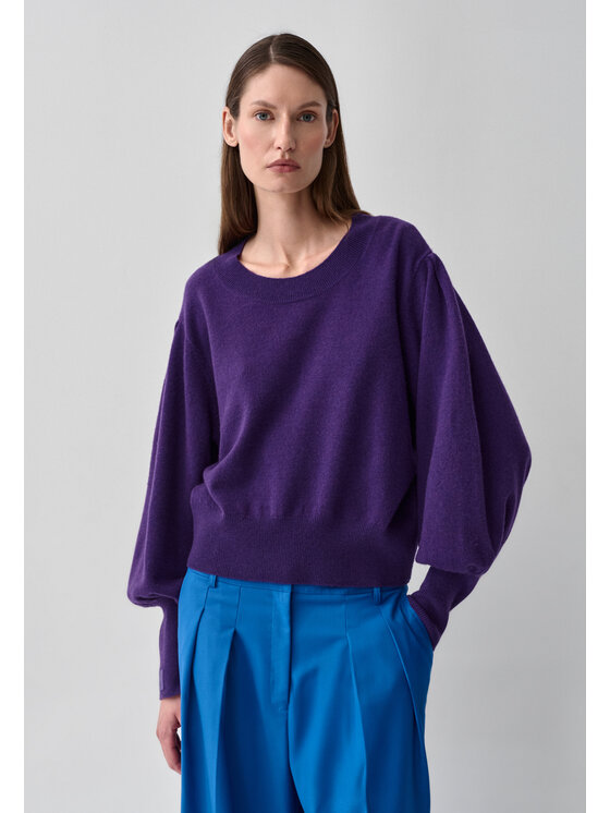 TATUUM TATUUM Sweter LILA B Fioletowy Fitted Fit