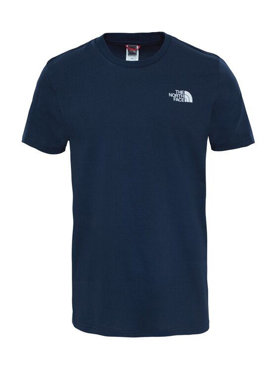 The North Face The North Face T-Shirt Simple Dome Tee Granatowy Regular Fit