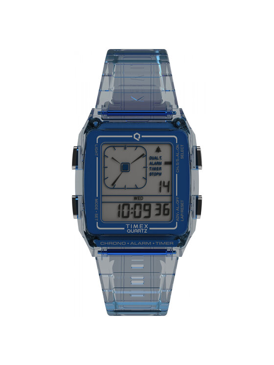 Timex Timex Zegarek 194366343151 Niebieski