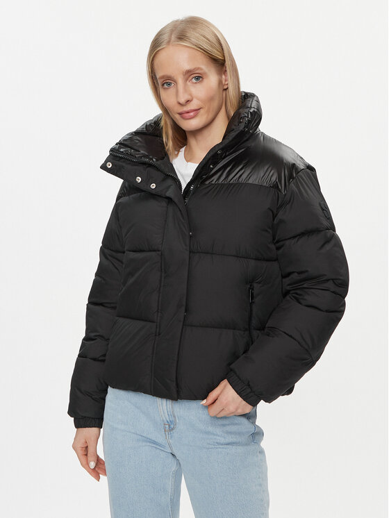 s.Oliver Vatovaná bunda 2136955 Čierna Regular Fit