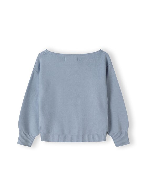 minoti minoti Sweter 26KNIT72 Niebieski Regular Fit
