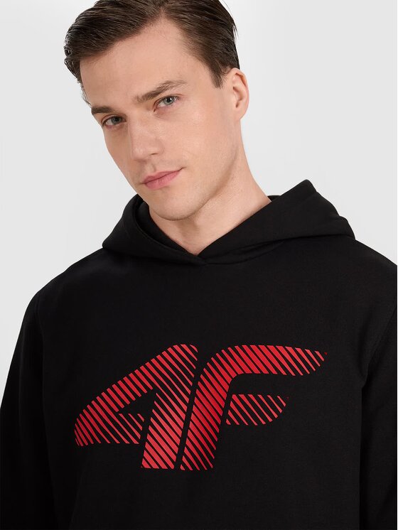 4F 4F Felpa 4FWMM00TSWSM1766-020S Rosso Regular Fit