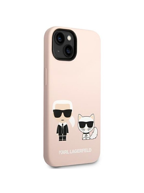 KARL LAGERFELD KARL LAGERFELD Etui na telefon Choupette Silicone MagSafe Różowy