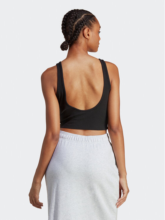 Top Adicolor Essentials Rib Tank Top IB7324 Nero