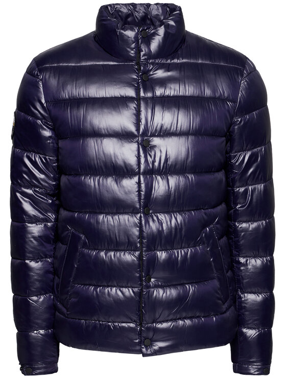 Superdry Daunenjacke High Shine Quilted M5010414A Dunkelblau  