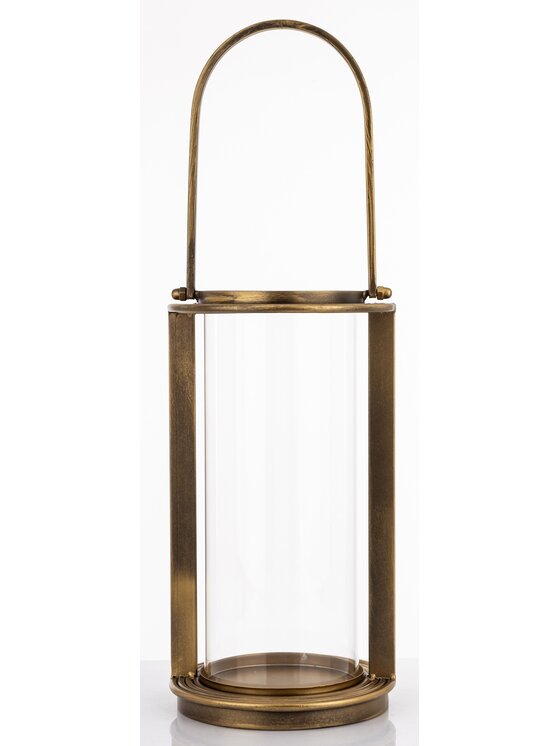 MIAhome MIAhome Latarnia dekoracyjna 54x17,5 cm MIONETTA Złoty