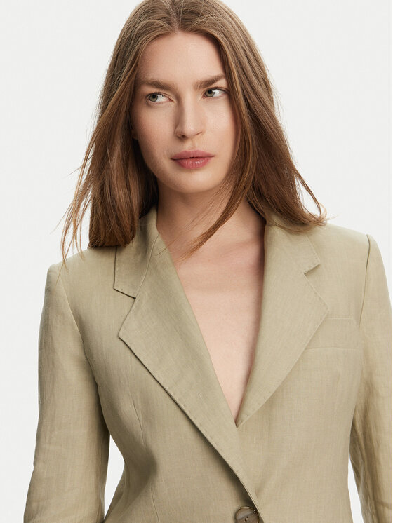 Marella Marella Giacca da abito Biella 2513041062 Beige Regular Fit