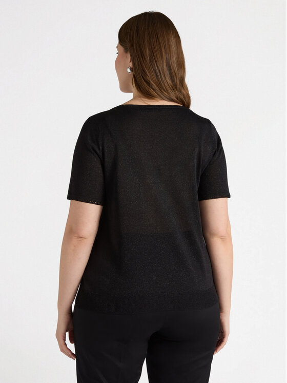 Fiorella Rubino Fiorella Rubino Sweter M547L007918N033 Czarny Boxy Fit