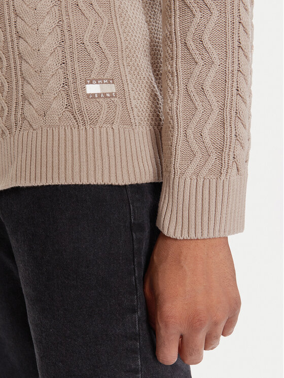 Tommy Jeans Tommy Jeans Džemper DM0DM22101 Smeđa Regular Fit