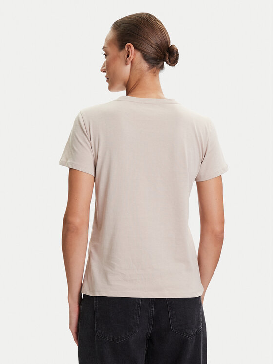 Liu Jo Sport Liu Jo Sport T-Shirt TF5162 JS923 Beżowy Regular Fit