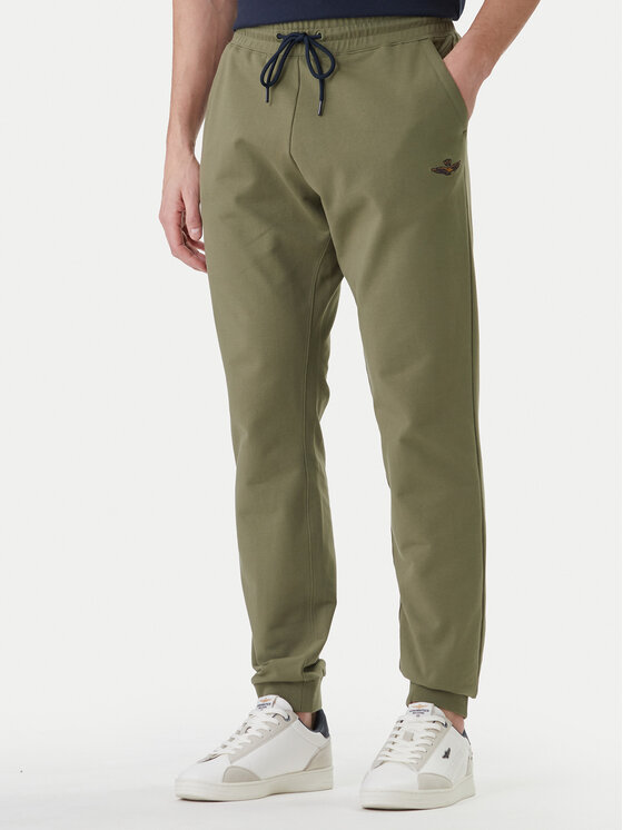 Aeronautica Militare Aeronautica Militare Trening 261TF0108UF00674 Verde Regular Fit