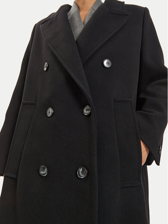 IVY OAK IVY OAK Wollmantel Clemence IO111135 Schwarz Regular Fit