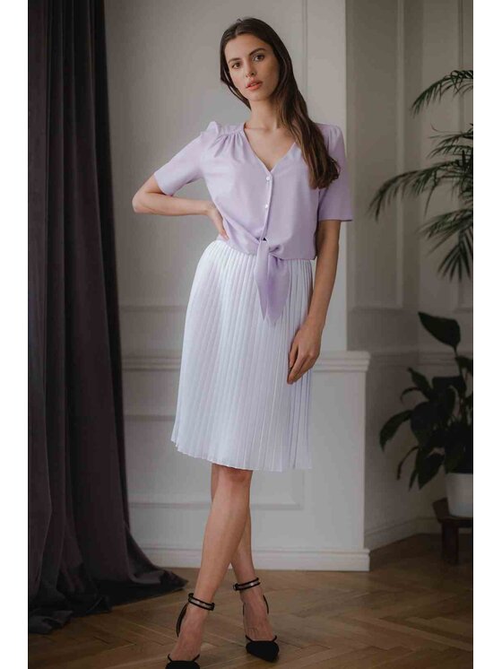 Lenitif Lenitif Blusa L081 Rosa Regular Fit