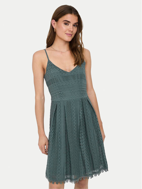 ONLY ONLY Suvekleit Helena 15204799 Khakivärviline Regular Fit