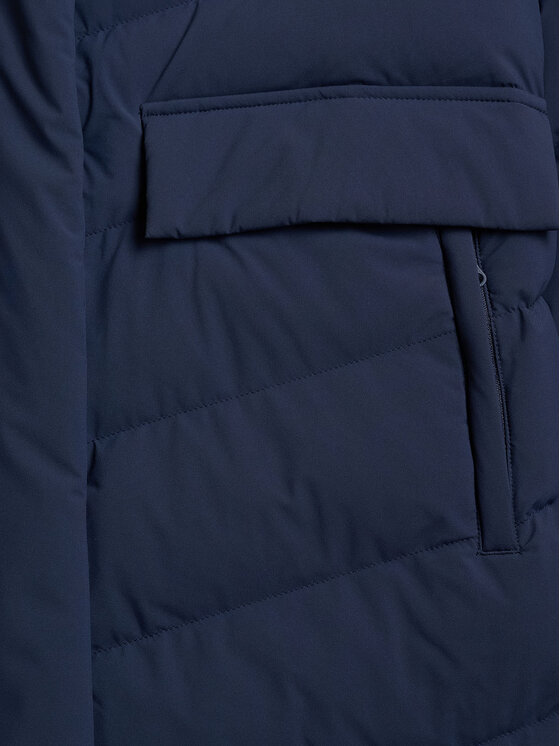 4F 4F Płaszcz zimowy CITY JACKETS Granatowy Regular Fit