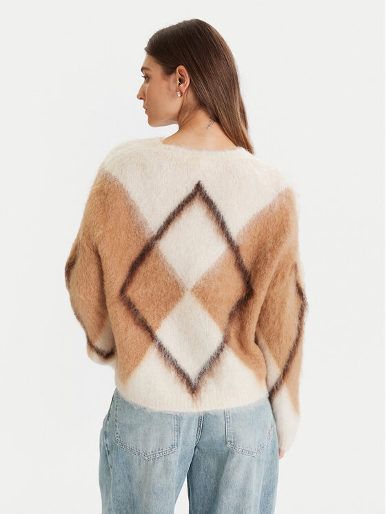 ViCOLO ViCOLO Pullover 55042F Écru Regular Fit