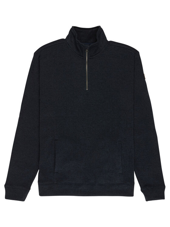 Quiksilver Quiksilver Fleecová mikina Keller 1/4 Zip EQYFT05114 Tmavomodrá Regular Fit