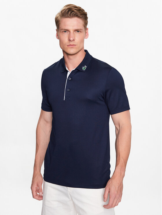 Lacoste Polo DH3982 Tumši zils Regular Fit