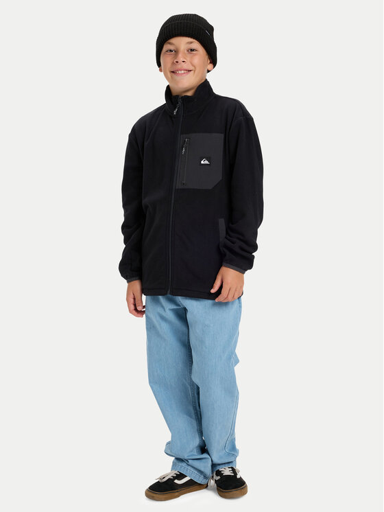 Quiksilver Quiksilver Fleecová mikina Ice Fields EQBPF03016 Čierna Comfort Fit