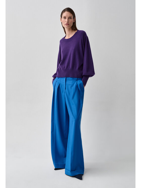 TATUUM TATUUM Sweter LILA B Fioletowy Fitted Fit