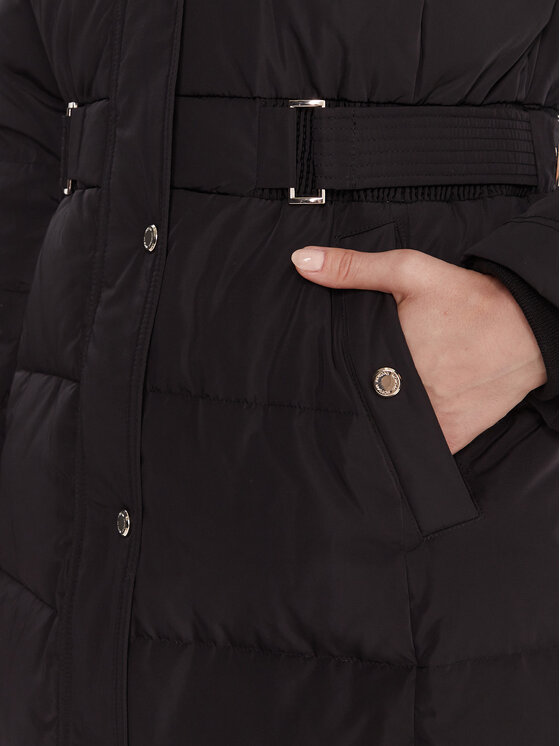 Morgan Morgan Παλτό χειμωνιάτικο 252-GSARI Μαύρο Regular Fit