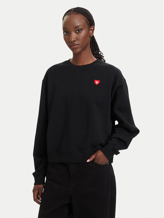 HUGO Hanorac Deroxina 7 50555808 Negru Relaxed Fit