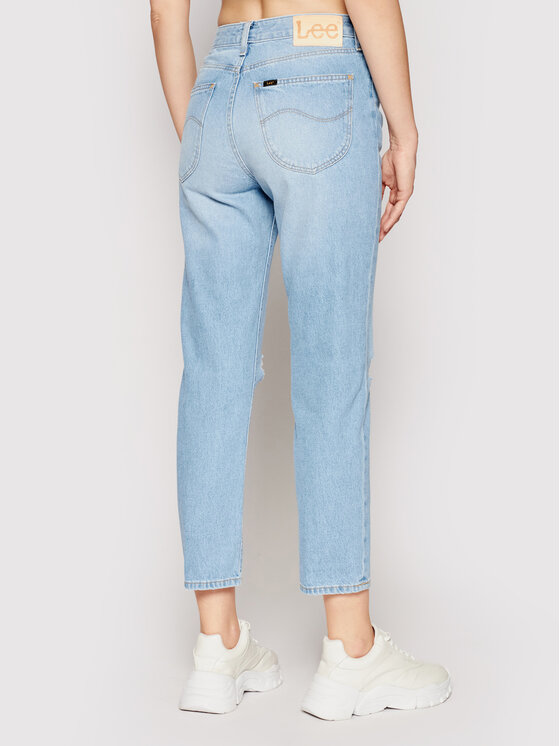 Lee Lee Jeansy Carol 112106752 Błękitny Straight Fit