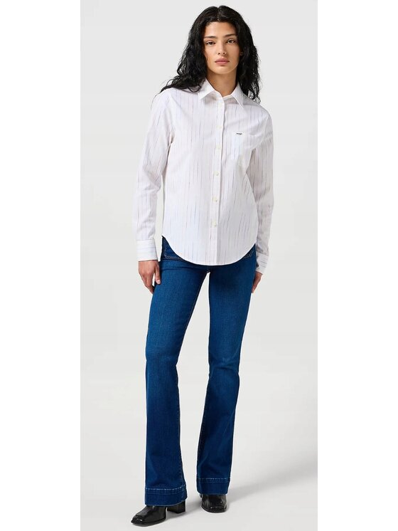 Wrangler Wrangler Jeansy Flare 623 Niebieski Flare Fit