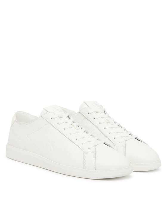 Calvin Klein Jeans Calvin Klein Jeans Sneakersy Low Profile Cupsole Tmb Lth YM0YM01331 Bílá