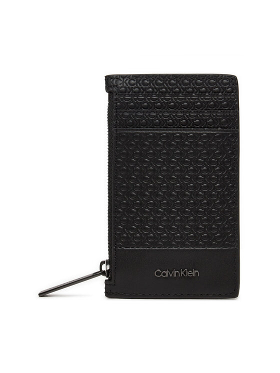 Zdjęcia - Portfel na karty kredytowe Calvin Klein Etui na karty kredytowe K50K512272 Czarny 