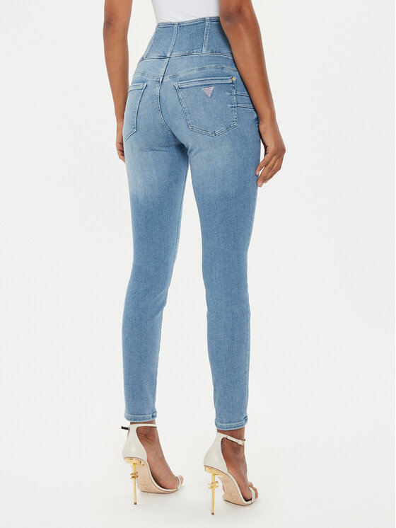 Guess Guess Дънки W4YA0M D5E42 Син Skinny Fit