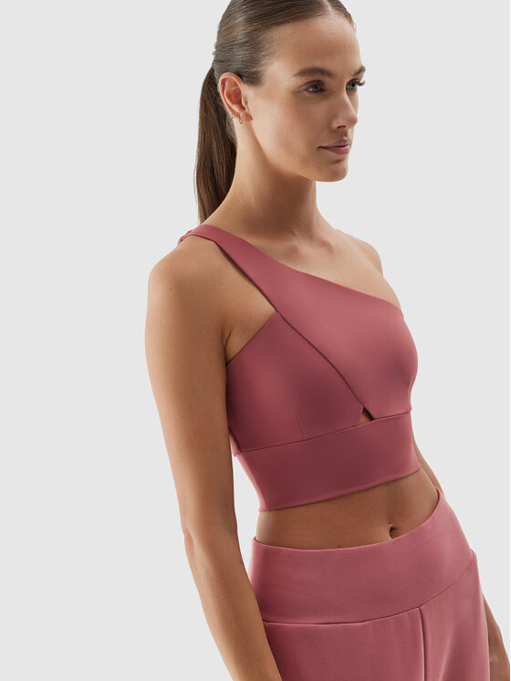 4F 4F Топ 4FAW23TSLEF030 Червоний Slim Fit