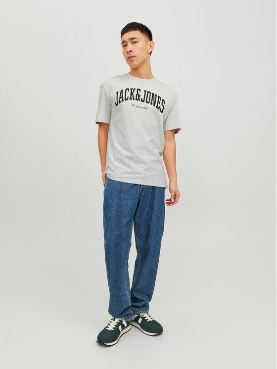 Jack&Jones Jack&Jones T-shirt Josh 12236514 Grigio Relaxed Fit