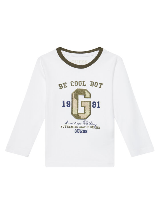 Guess Guess Blūzes un bikšu komplekts N5YG06 K8HM4 Balts Regular Fit