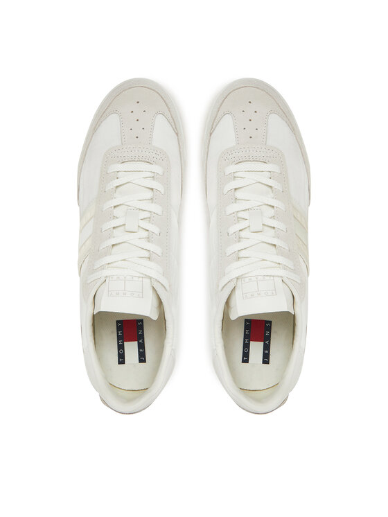 Tommy Jeans Tommy Jeans Laisvalaikio batai Tjm Retro Runner Cleated EM0EM01527 Balta