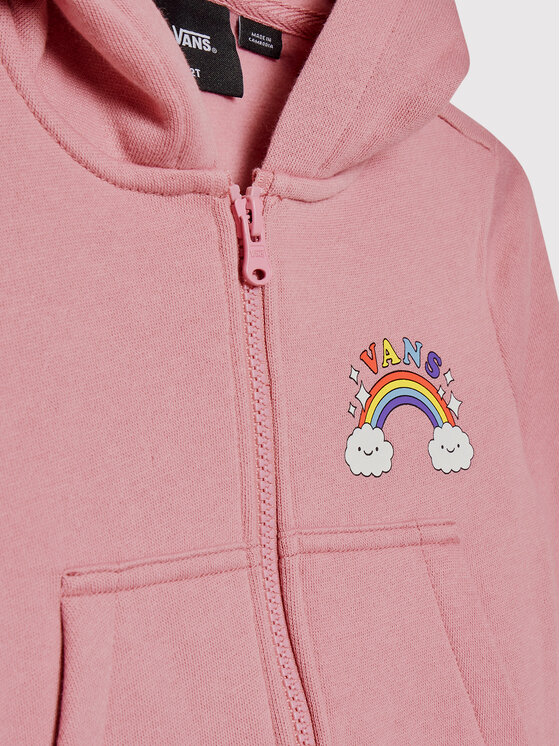 Vans Vans Суитшърт Happy Bow VN0A7RU5 Розов Regular Fit